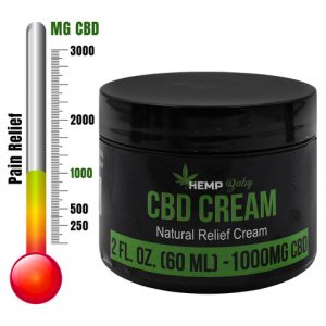 Hemp Baby CBD Cream for Pain 1000mg Strength