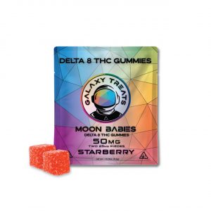 Galaxy Treats Moon Babies Delta 8 Gummies 2 Pack ( 25 mg Per Gummy) 50mg
