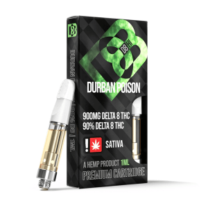 D8-HI Delta 8 Vape Cartridge | 1g – Durban Poison
