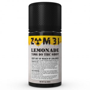 Zombi D9/THC Infused Shot 75MG Lemonade