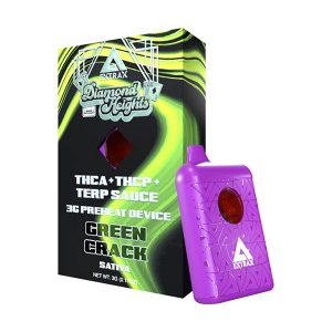Delta Extrax Diamond Heights THC-A + THC-P + Terp Sauce Pre-Heat Disposable | 3G